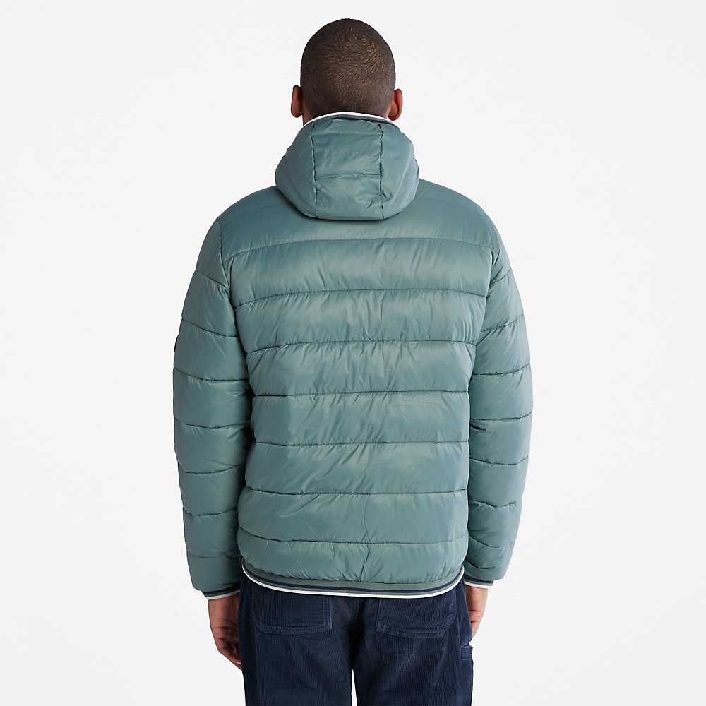 Men's Timberland Garfield Down Jackets Green | UAE-9436870