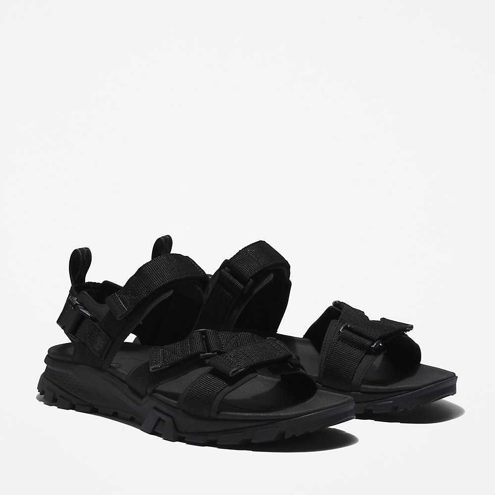 Men's Timberland Garrison Trail Sandals Black | UAE-2790618