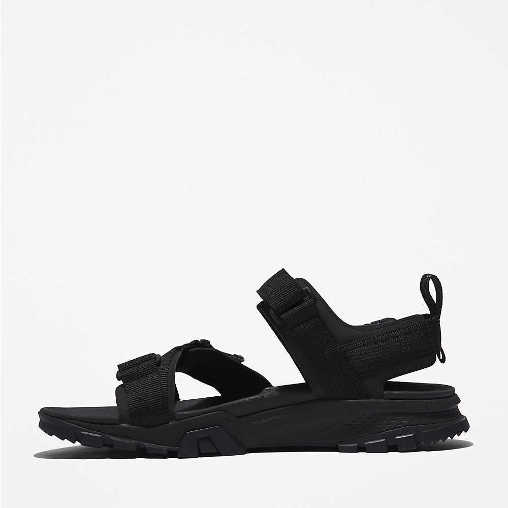 Men's Timberland Garrison Trail Sandals Black | UAE-2790618