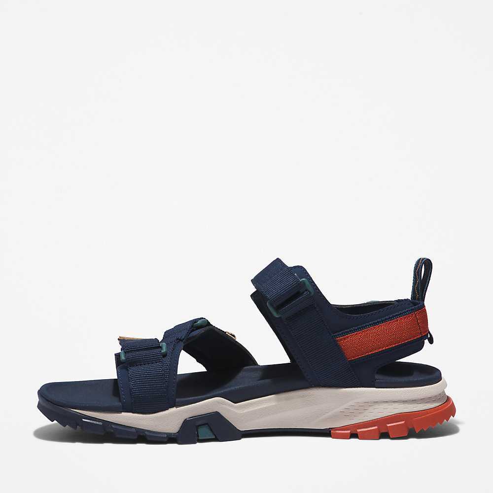 Men's Timberland Garrison Trail Sandals Navy | UAE-4132698