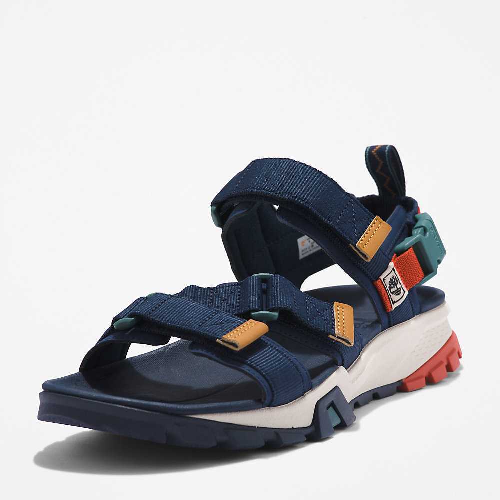 Men's Timberland Garrison Trail Sandals Navy | UAE-4132698