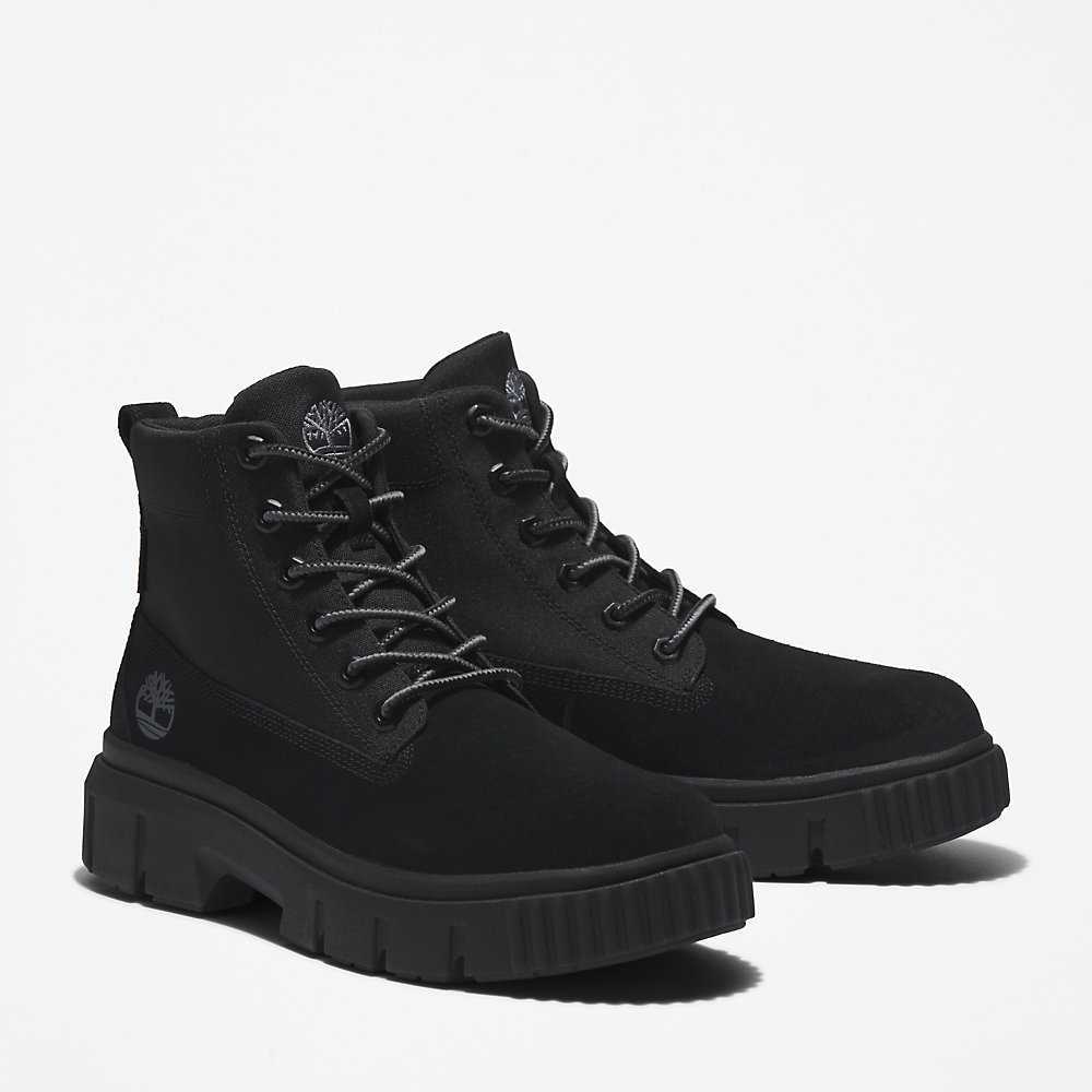 Men's Timberland Greyfield Waterproof Boots Black | UAE-3691857