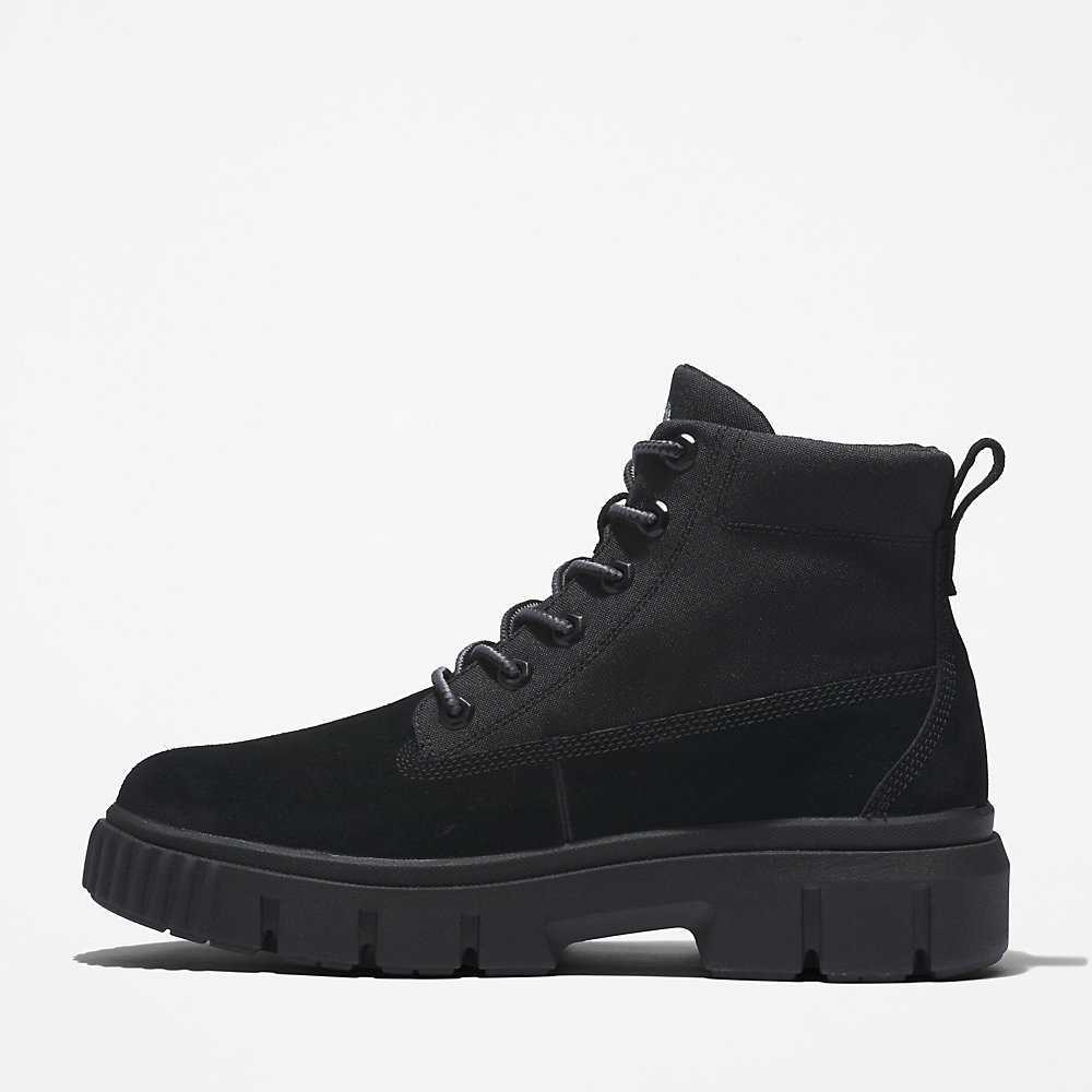 Men's Timberland Greyfield Waterproof Boots Black | UAE-3691857