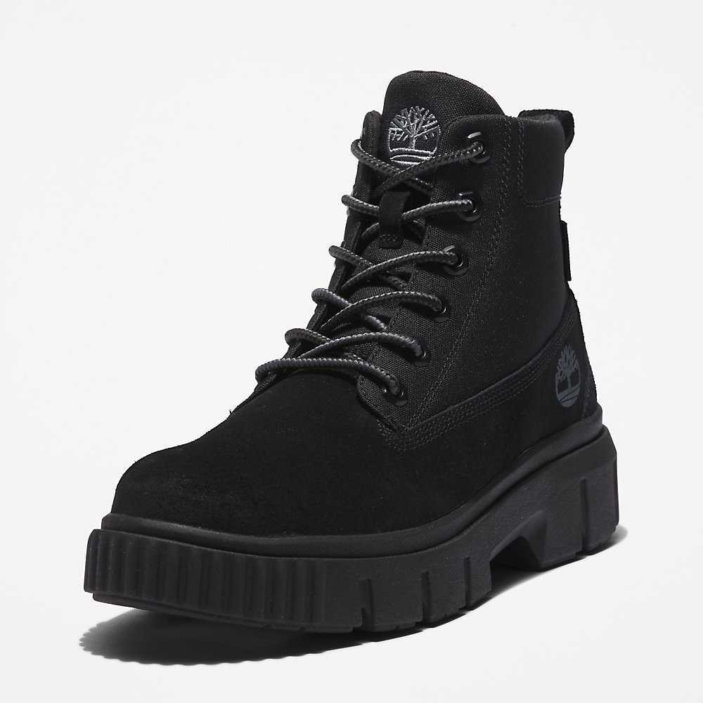 Men's Timberland Greyfield Waterproof Boots Black | UAE-3691857