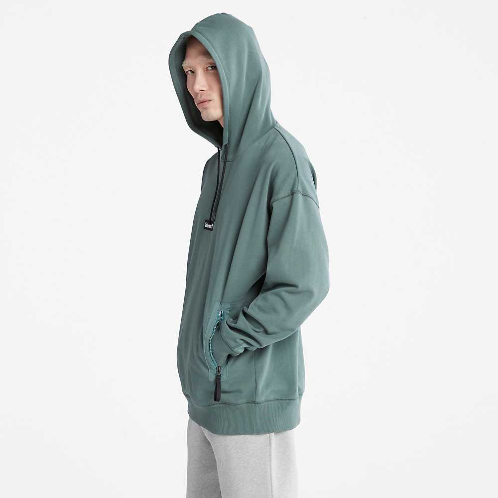 Men's Timberland Heavyweight Hoodie Green | UAE-9801572