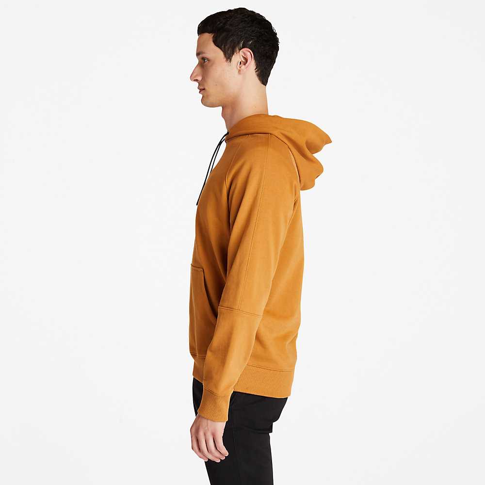 Men's Timberland Heavyweight Hoodie Yellow | UAE-9750268