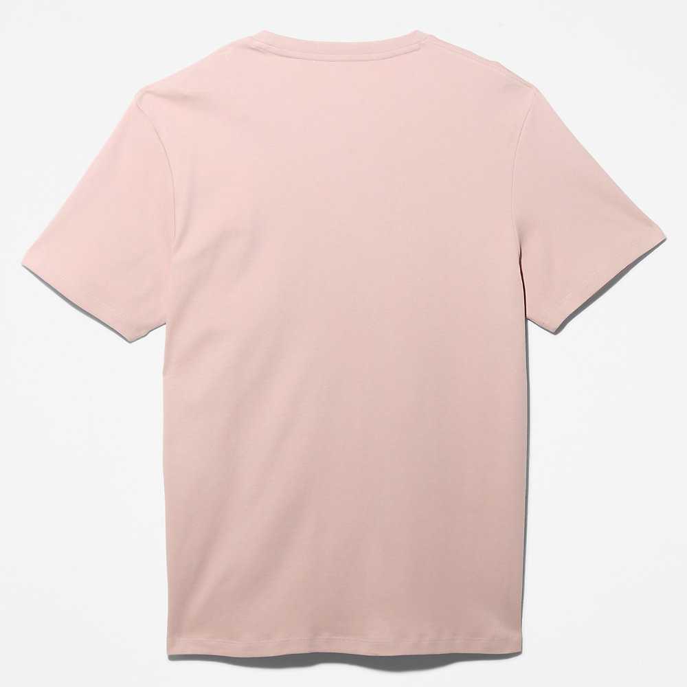 Men's Timberland Interlock TimberFresh™ T Shirts Pink | UAE-6547108