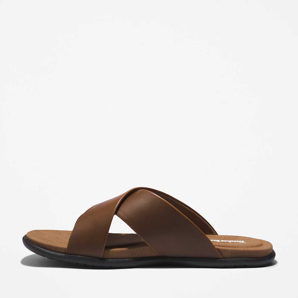 Men's Timberland Kesler Cove Sandals Brown | UAE-1857239