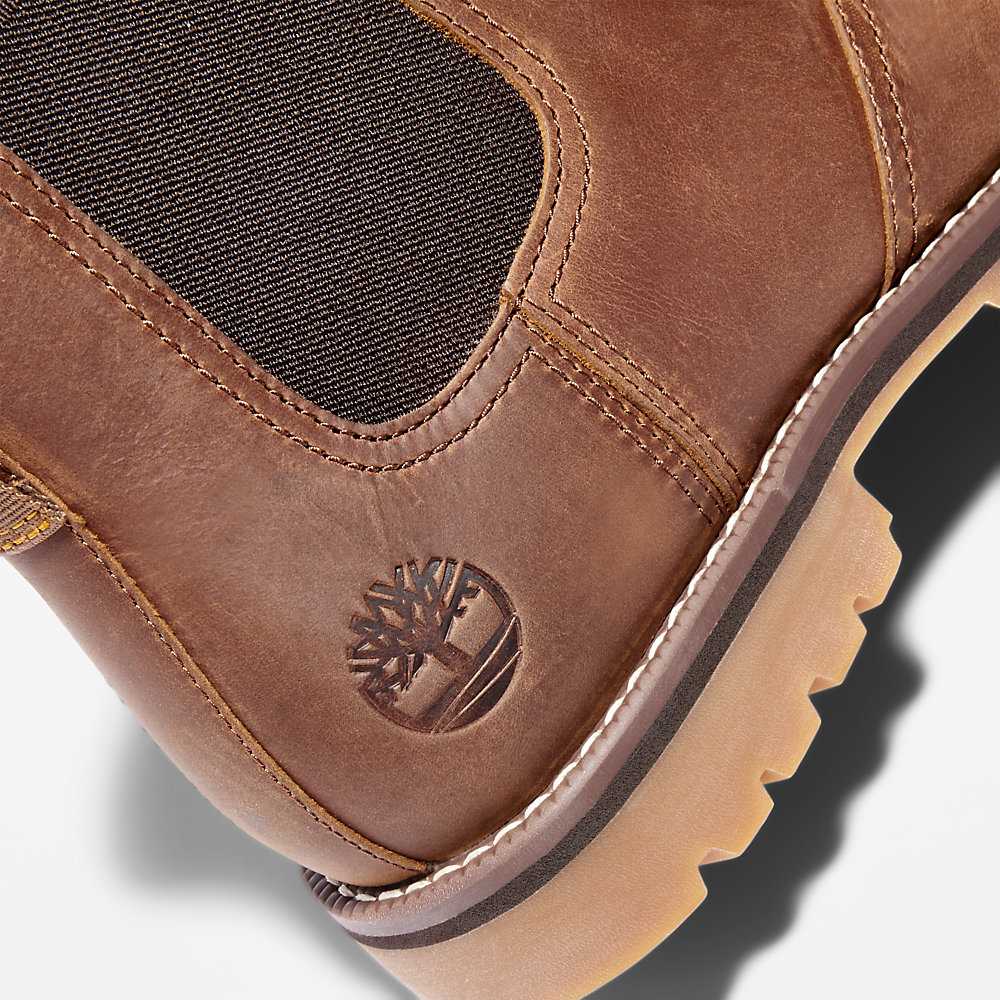 Men's Timberland Larchmont Chelsea Boots Light Brown | UAE-0278596