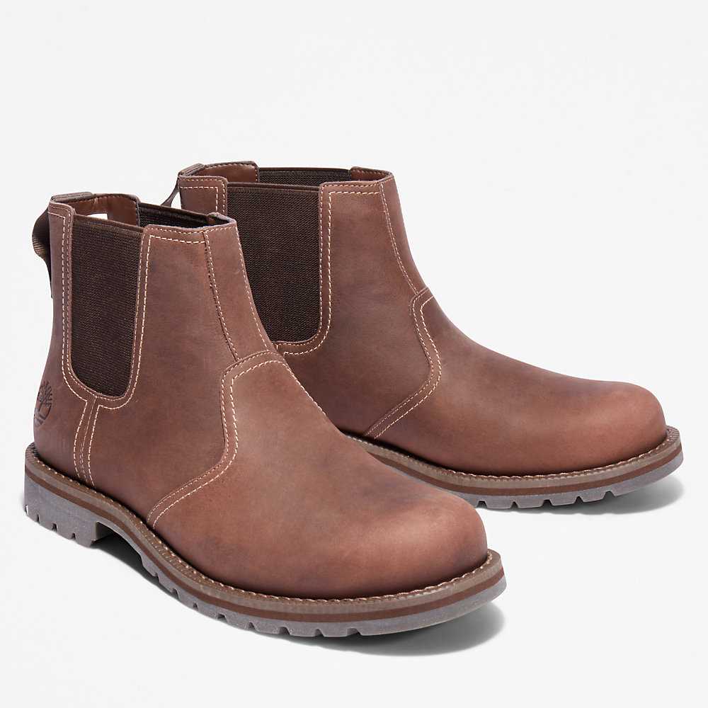 Men's Timberland Larchmont Chelsea Boots Light Brown | UAE-5714839