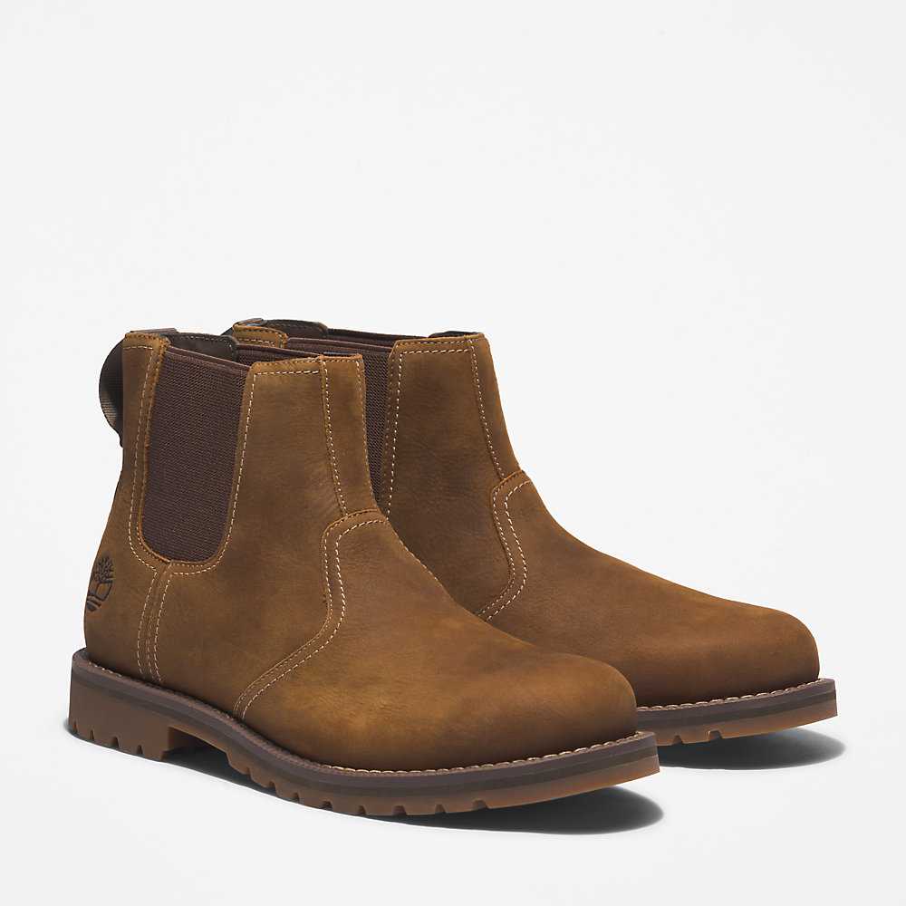 Men's Timberland Larchmont Chelsea Boots Light Brown | UAE-5964732