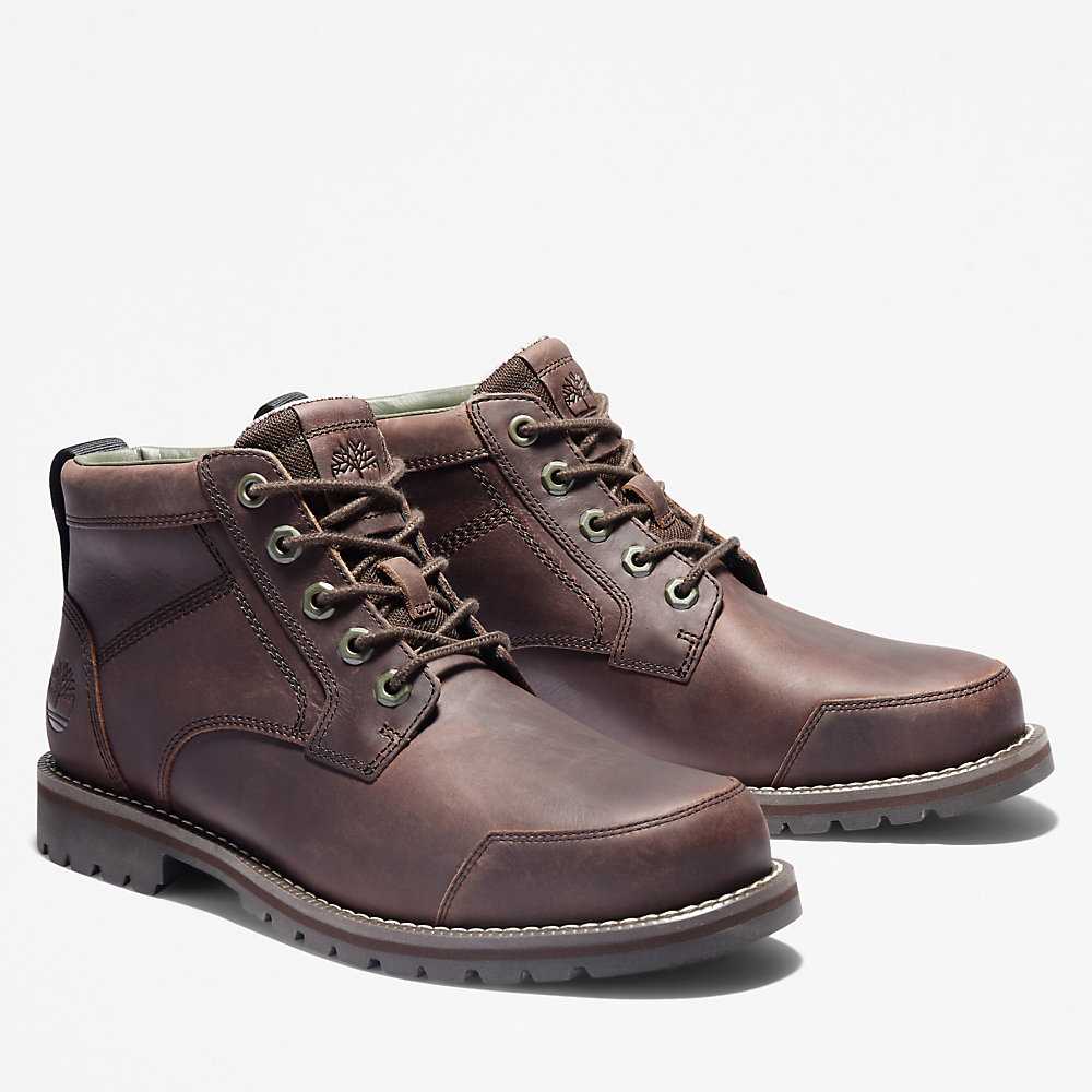 Men's Timberland Larchmont II Chukka Boots Dark Brown | UAE-7032816