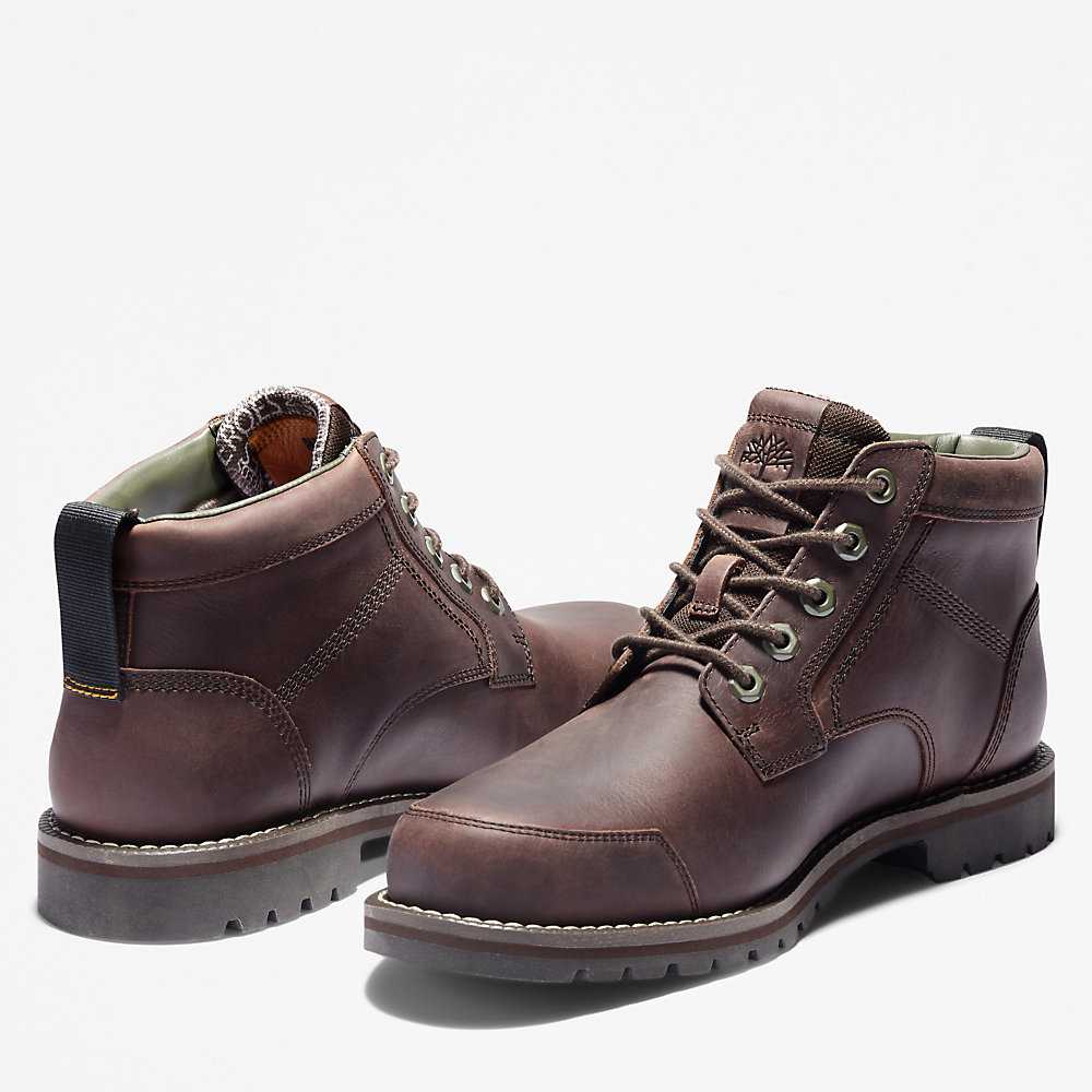 Men's Timberland Larchmont II Chukka Boots Dark Brown | UAE-7032816