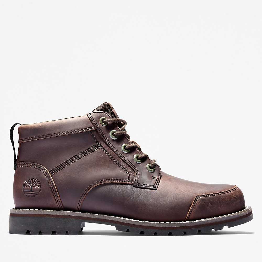 Men\'s Timberland Larchmont II Chukka Boots Dark Brown | UAE-7032816