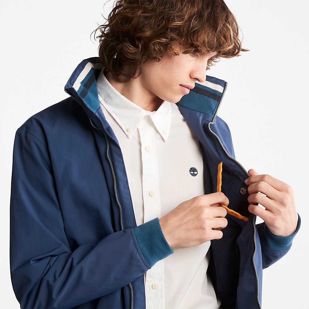 Men's Timberland Mount Lafayette Bomber Jacket Blue | UAE-1324907