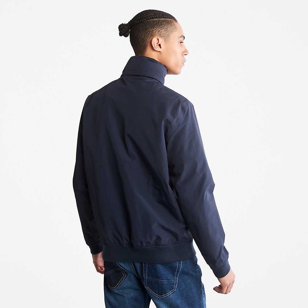 Men's Timberland Mount Lafayette Bomber Jacket Navy | UAE-3816027