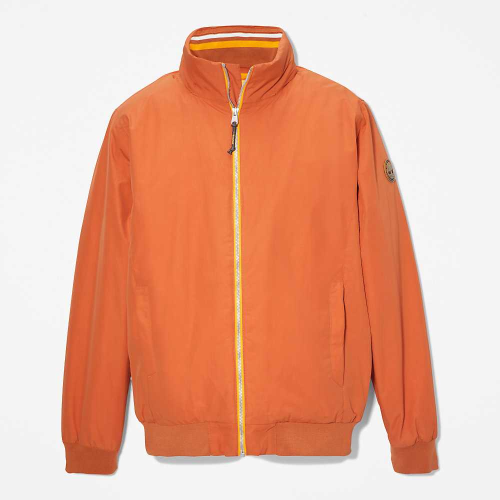 Men's Timberland Mount Lafayette Bomber Jacket Orange | UAE-7645832