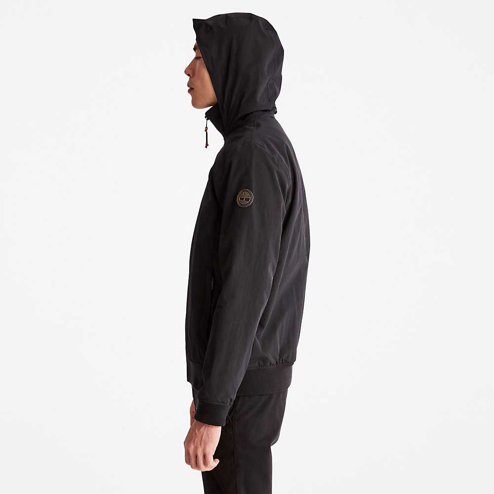 Men's Timberland Mount Lafayette Bomber Jacket Black | UAE-9643758