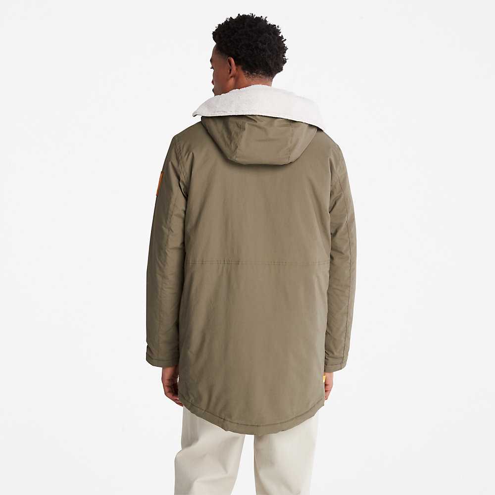 Men's Timberland Mt. Kelsey Parka Jackets Green | UAE-7563419