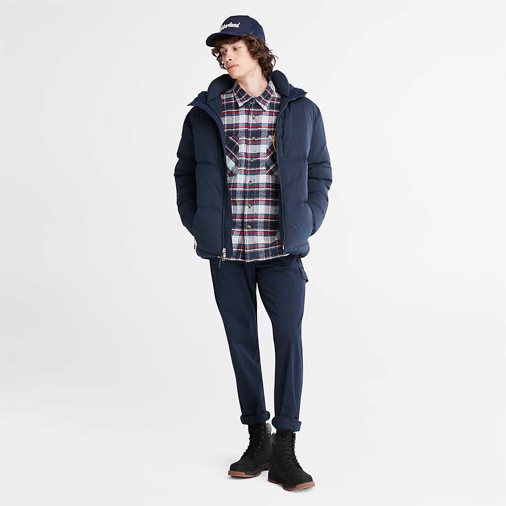 Men's Timberland Neo Summit Winter Jackets Navy | UAE-1839275