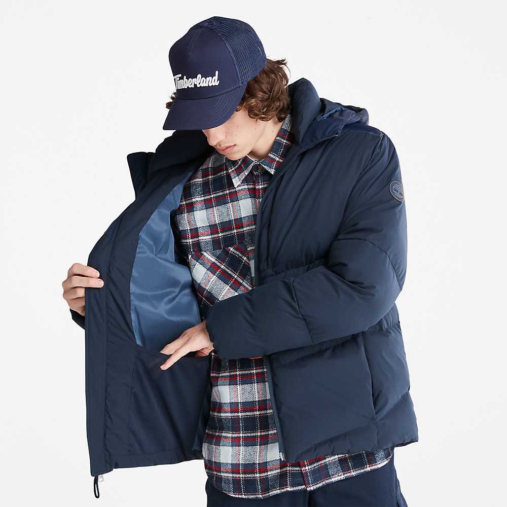 Men's Timberland Neo Summit Winter Jackets Navy | UAE-1839275