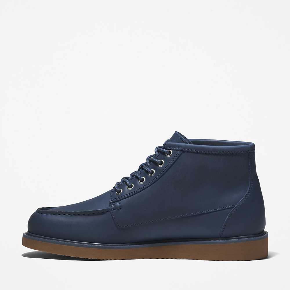 Men's Timberland Newmarket II Chukka Boots Dark Blue | UAE-2750143