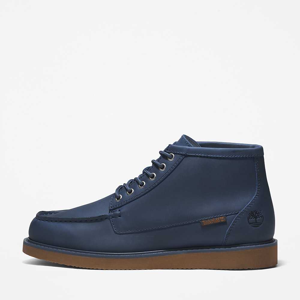 Men's Timberland Newmarket II Chukka Boots Dark Blue | UAE-2750143