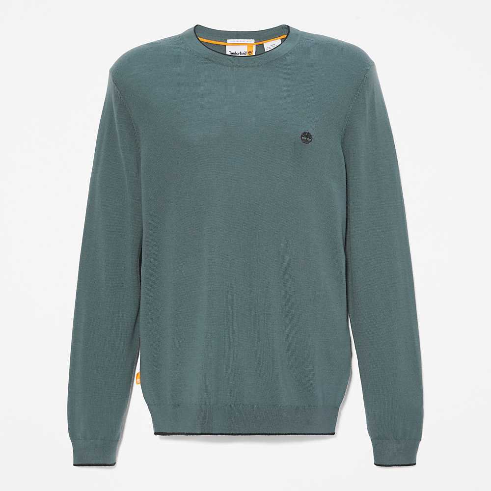 Men's Timberland Nissitissit River Sweatshirt Green | UAE-0913724