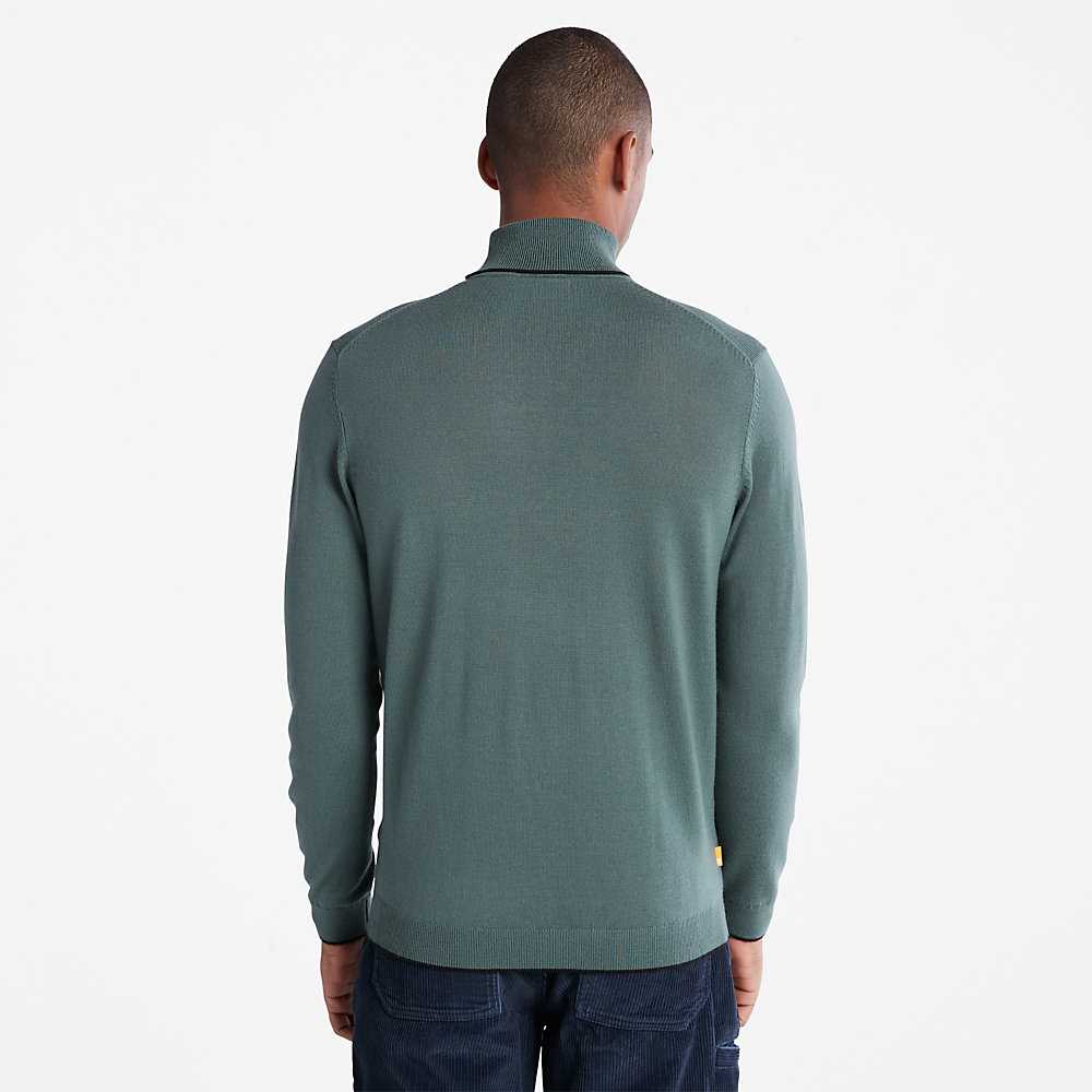 Men's Timberland Nissitissit River Sweatshirt Green | UAE-4283596