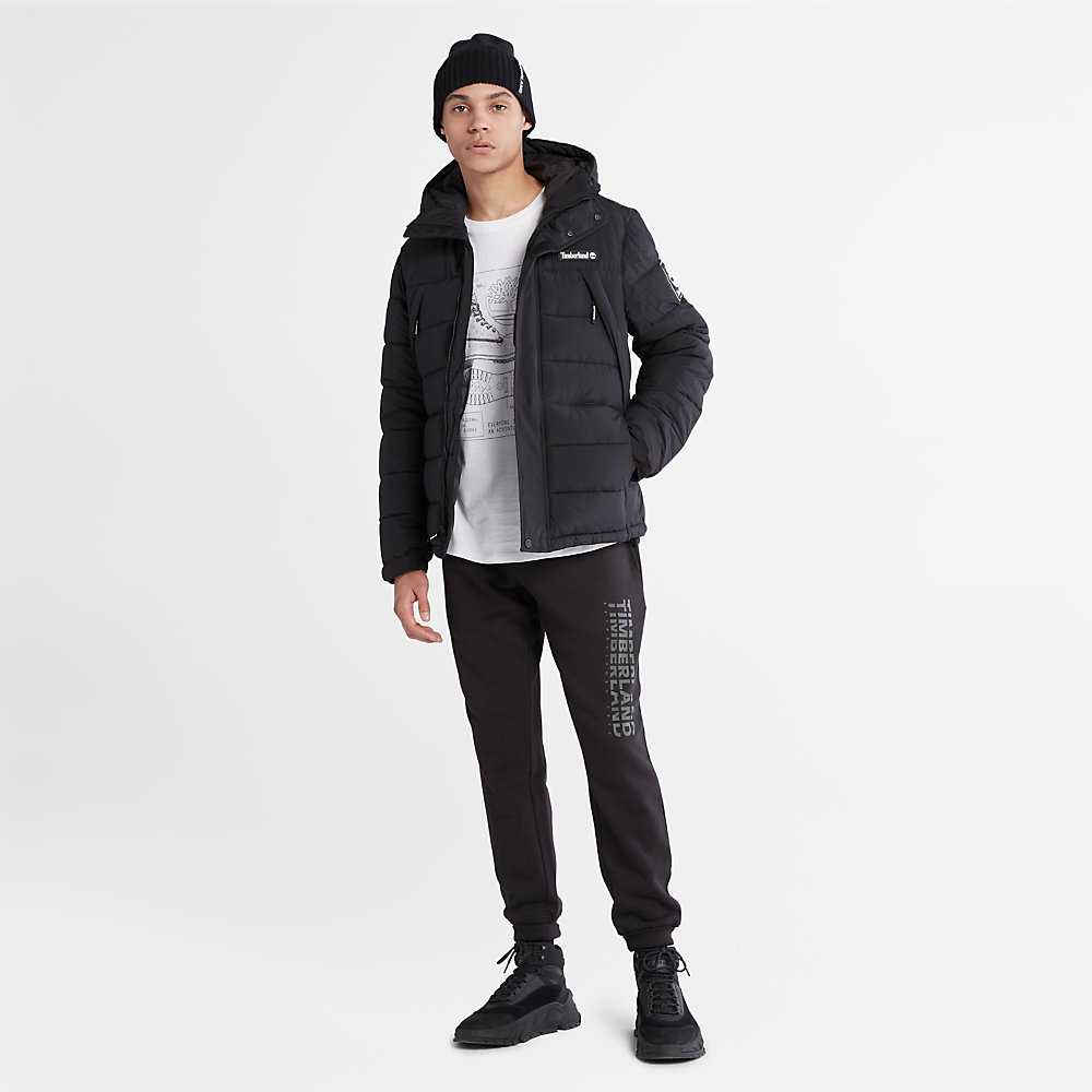 Men's Timberland Outdoor Archive Down Jackets Black | UAE-4013625