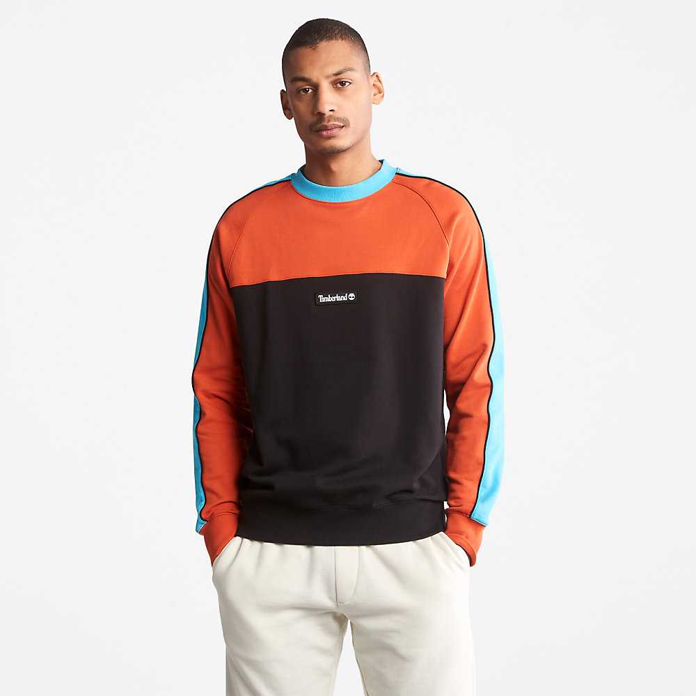 Men\'s Timberland Outdoor Archive Sweatshirt Orange | UAE-2165387