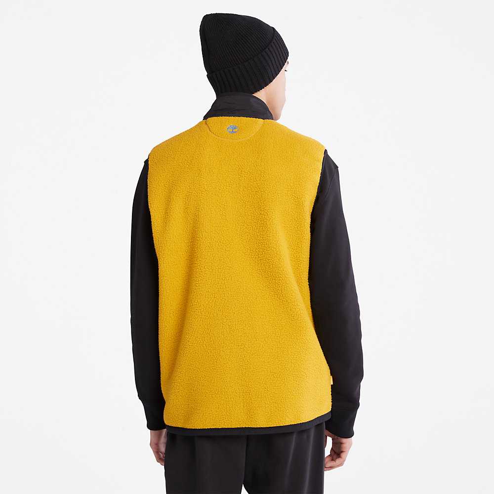 Men's Timberland Outdoor Archive Vest Yellow | UAE-9514706