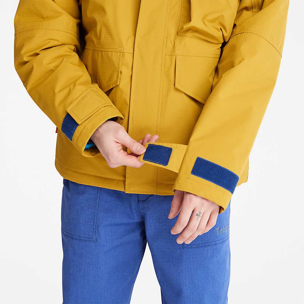 Men's Timberland Outdoor Mountain Insulated Jackets Yellow | UAE-7126954