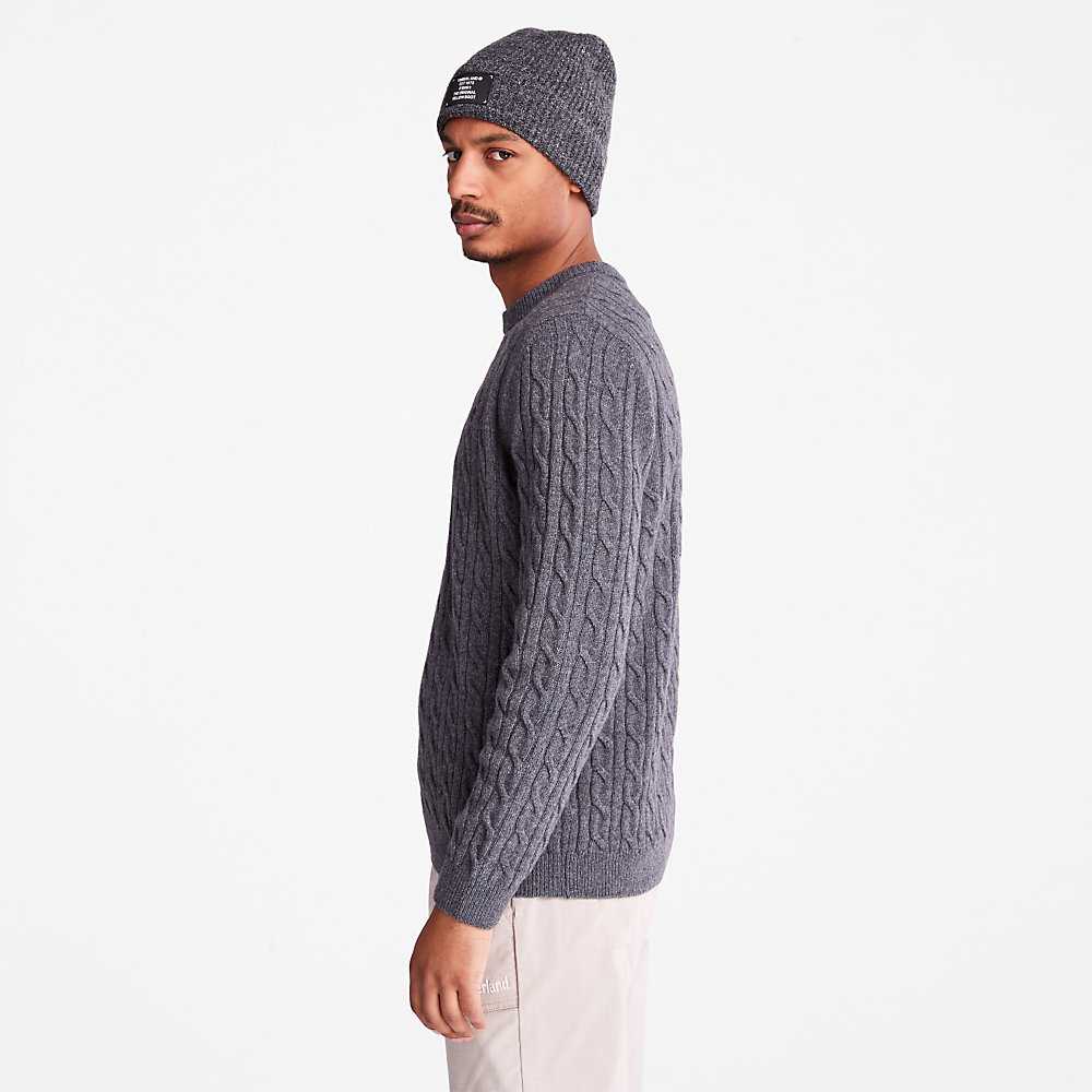 Men's Timberland Phillips Brook Sweaters Dark Grey | UAE-5789314