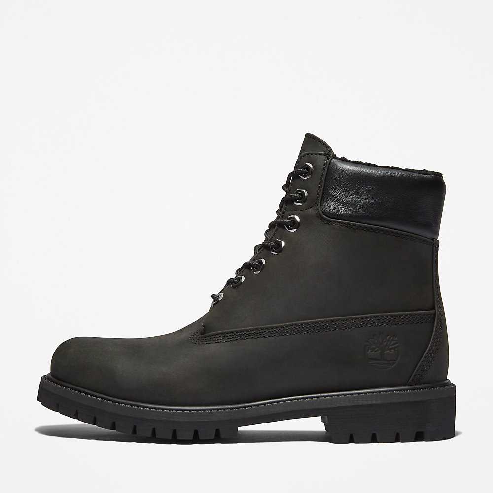 Men's Timberland Premium® 6 Inch Winter Boots Black | UAE-3507462