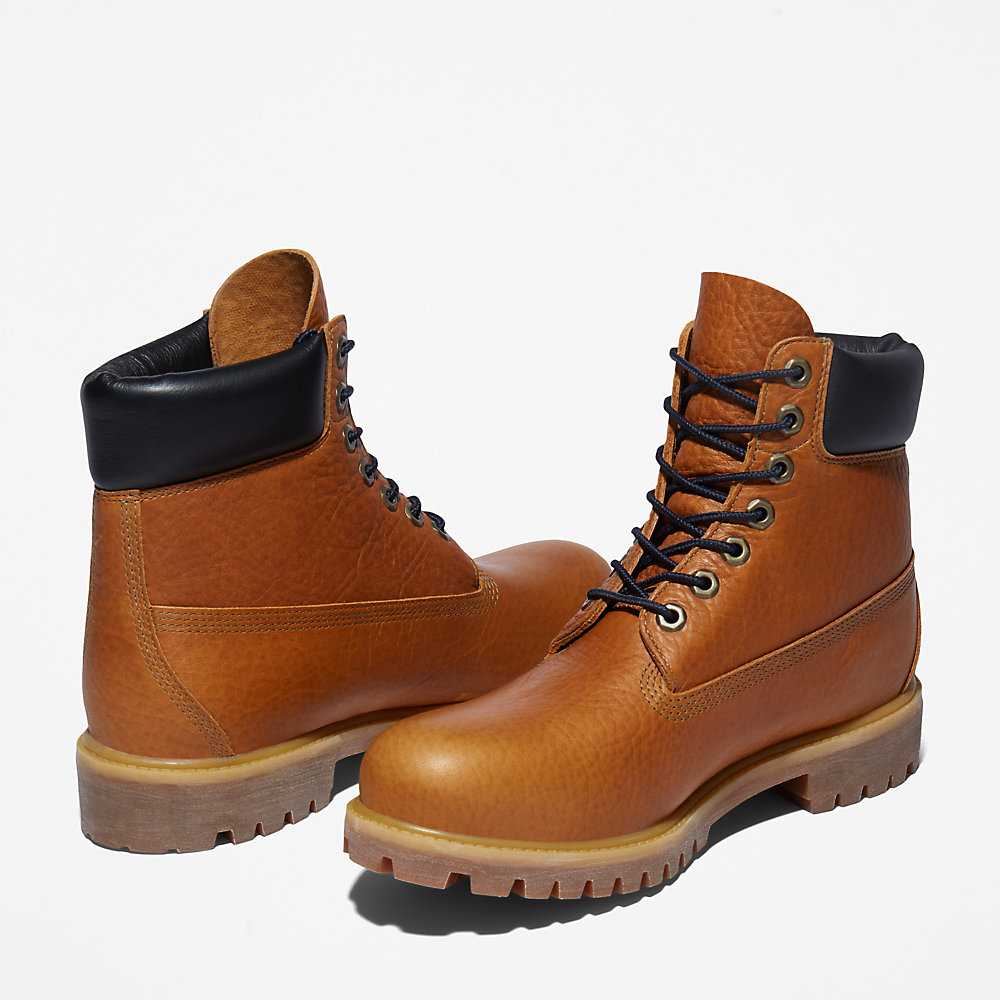 Men's Timberland Premium® 6 Inch Winter Boots Yellow | UAE-9175642