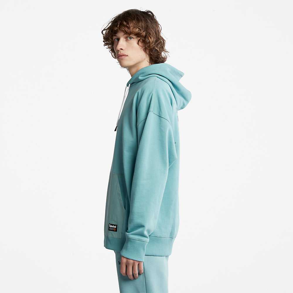 Men's Timberland Progressive Utility Hoodie Blue | UAE-7501296