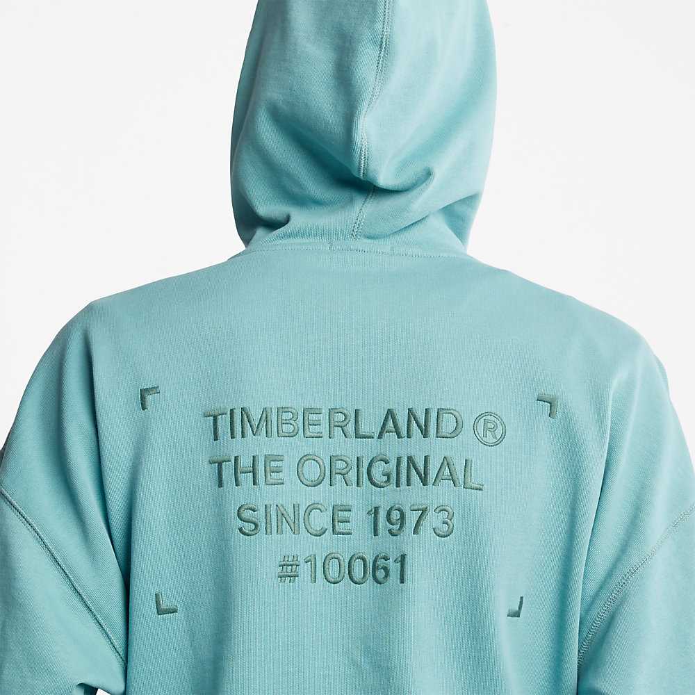 Men's Timberland Progressive Utility Hoodie Blue | UAE-7501296