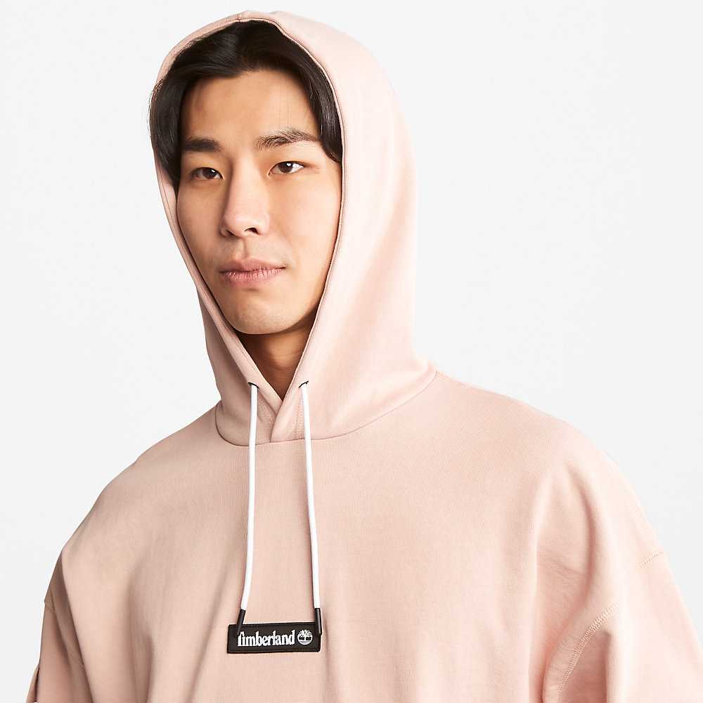 Men's Timberland Progressive Utility Hoodie Pink | UAE-9125804