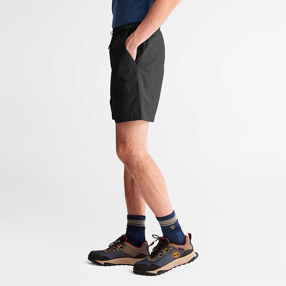 Men's Timberland Progressive Utility Shorts Black | UAE-6574013