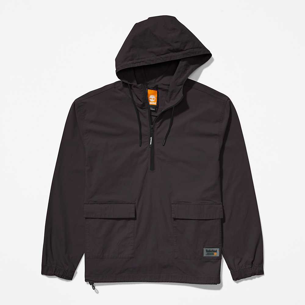 Men's Timberland Progressive Utility Windbreaker Black | UAE-3956210