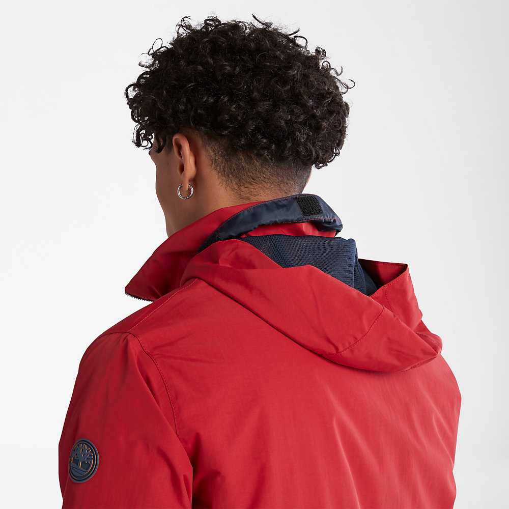 Men's Timberland Sailor Bomber Jacket Red | UAE-6291058