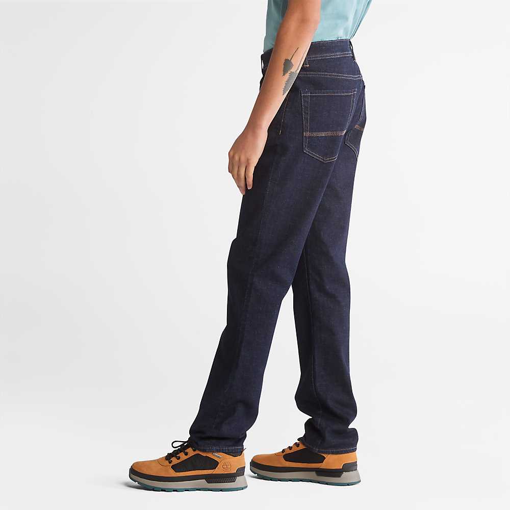 Men's Timberland Sargent Lake Stretch Jeans Indigo | UAE-6918450