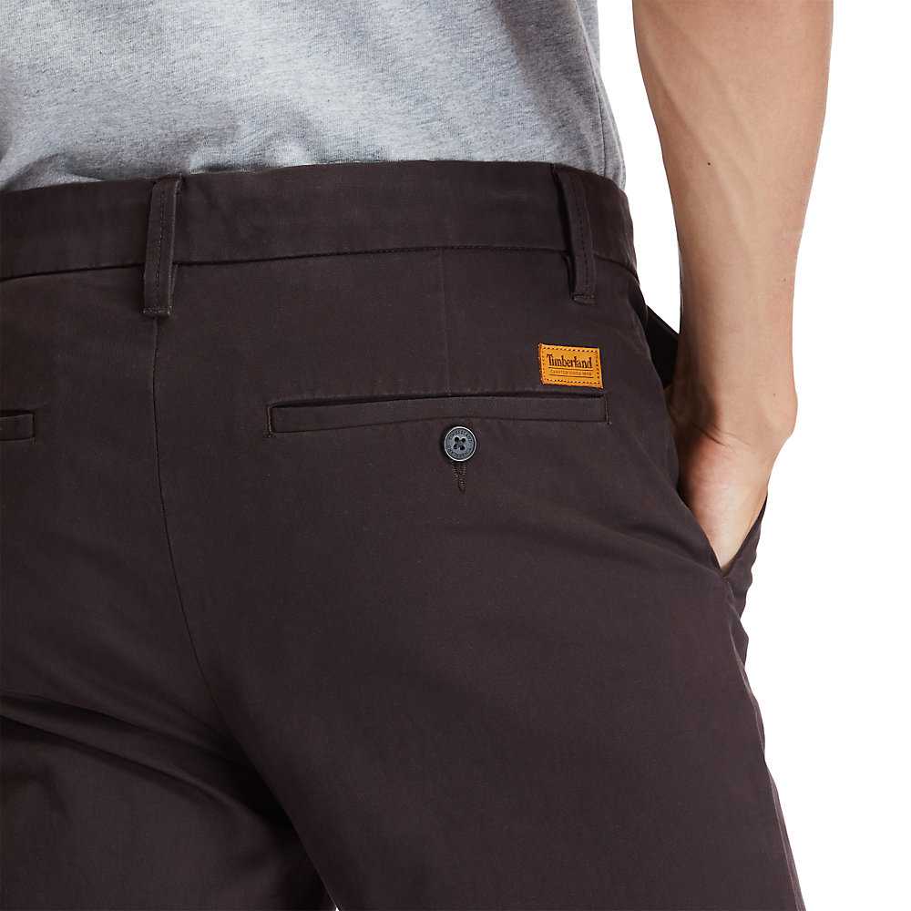 Men's Timberland Sargent Lakes Chinos Dark Brown | UAE-8603571