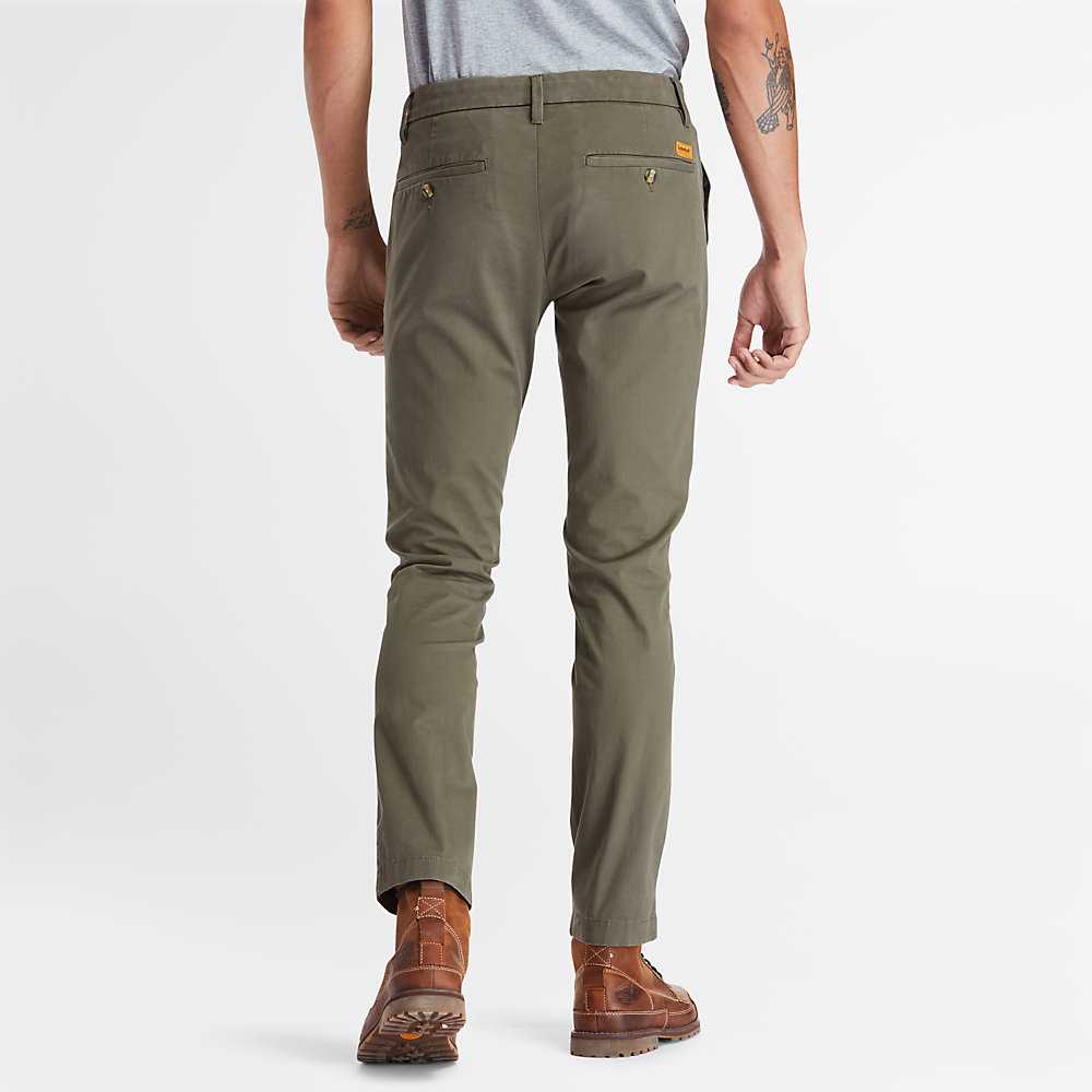 Men's Timberland Sargent Lakes Chinos Green | UAE-3146950