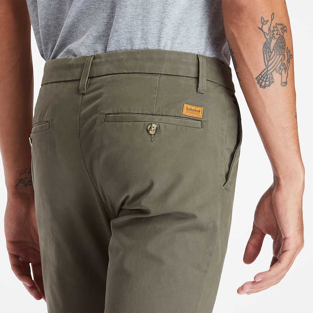 Men's Timberland Sargent Lakes Chinos Green | UAE-3146950