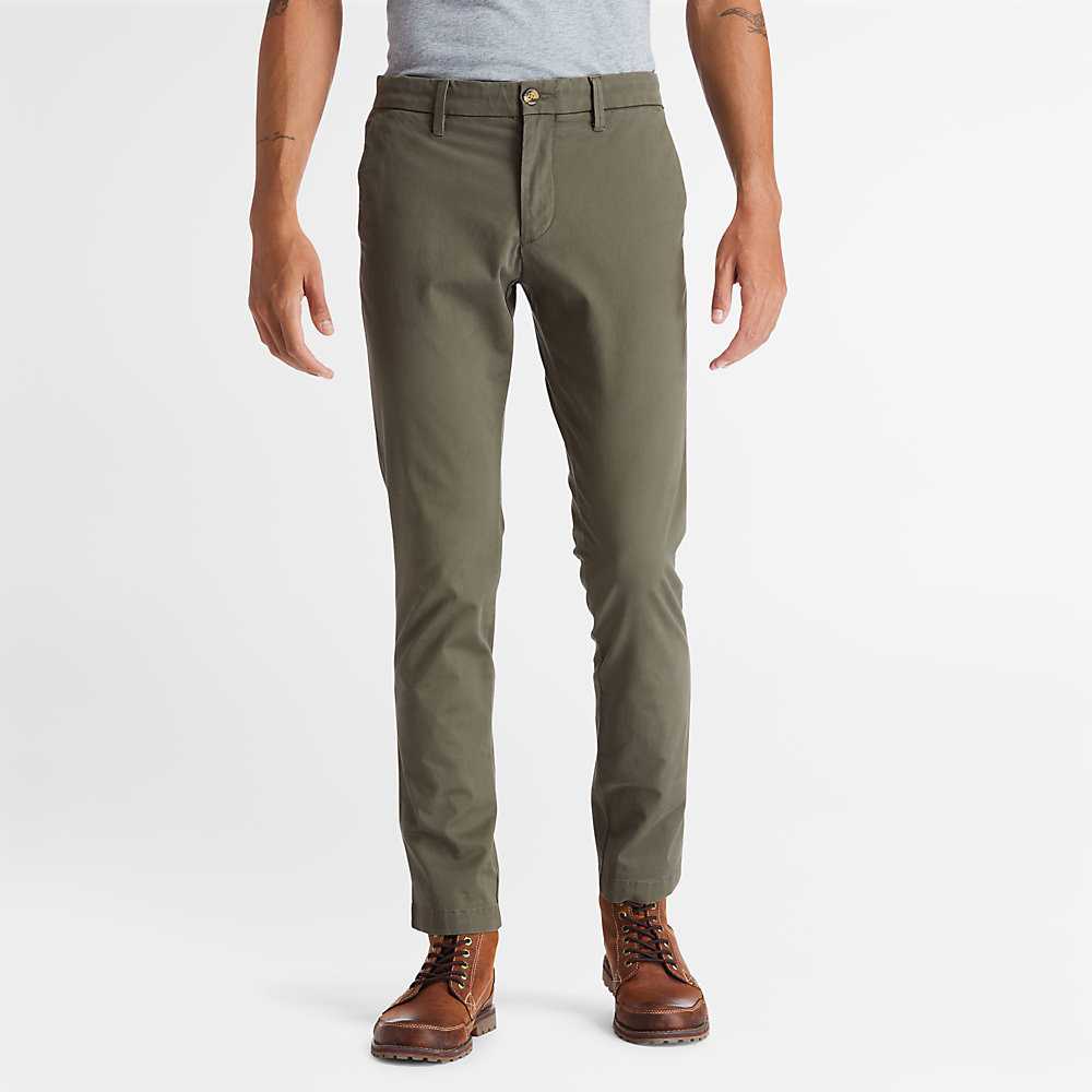 Men\'s Timberland Sargent Lakes Chinos Green | UAE-3146950