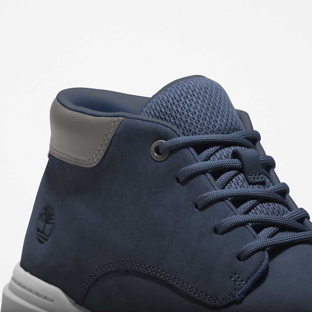 Men's Timberland Seneca Bay Chukka Boots Dark Blue | UAE-0452796