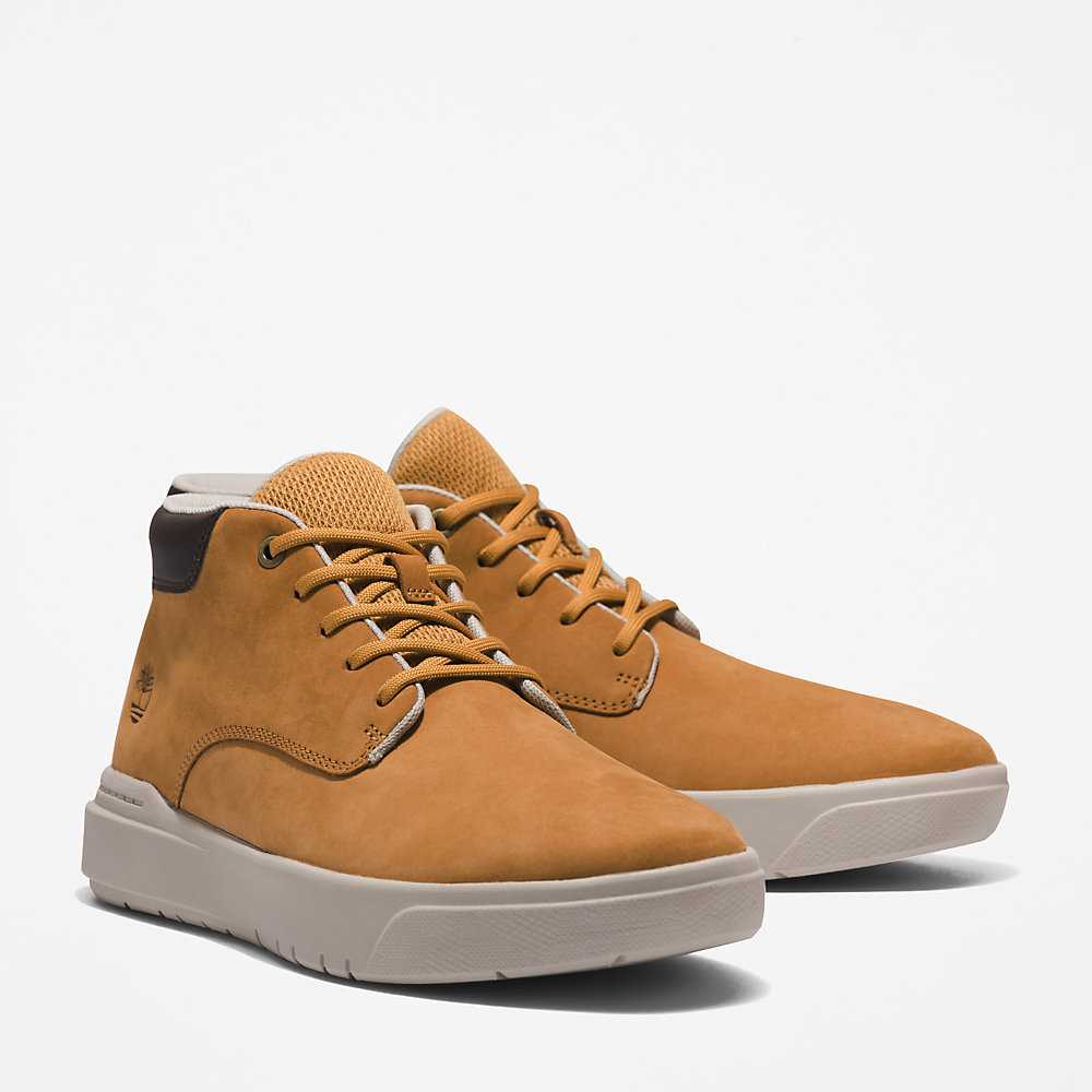 Men's Timberland Seneca Bay Chukka Boots Light Brown | UAE-6094273