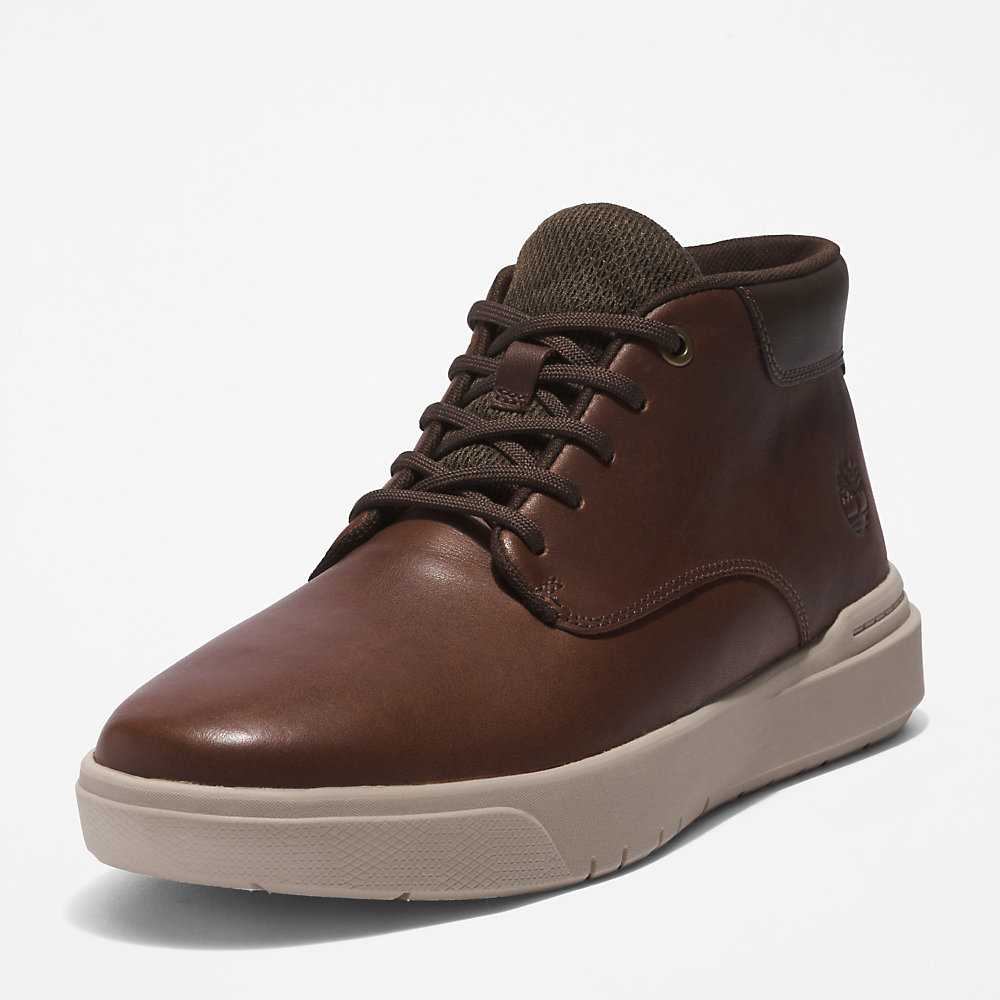 Men's Timberland Seneca Bay Chukka Boots Brown | UAE-8037516